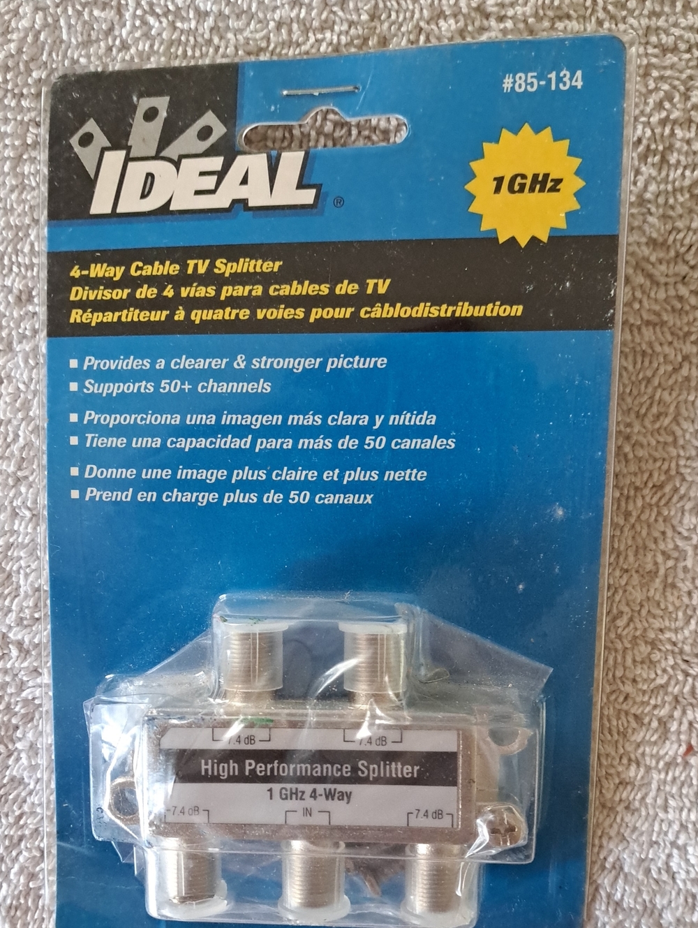High Performance Cable Splitter Packaging - Beige Backing